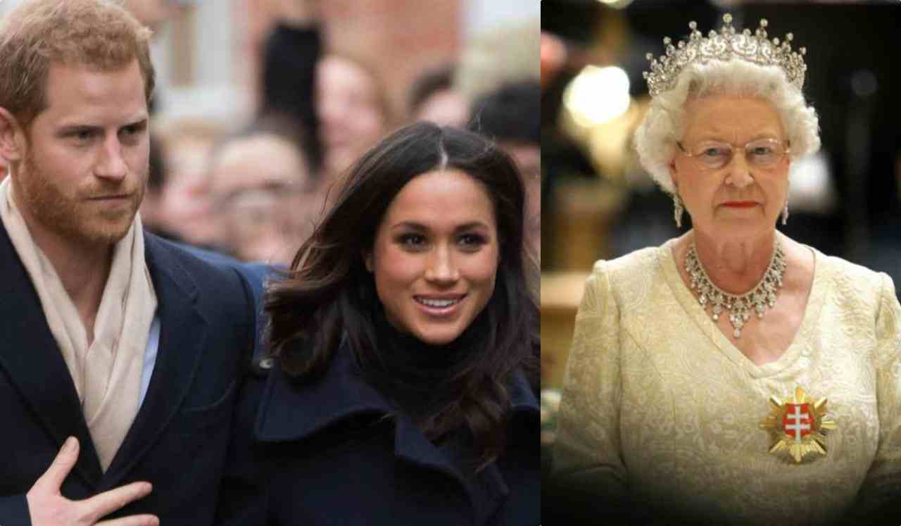 Regina Elisabetta, Harry e Meghan