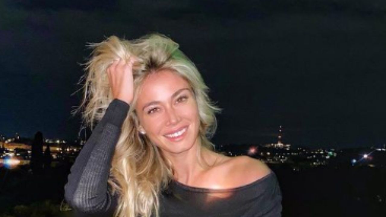 Diletta Leotta total white accende luci san siro