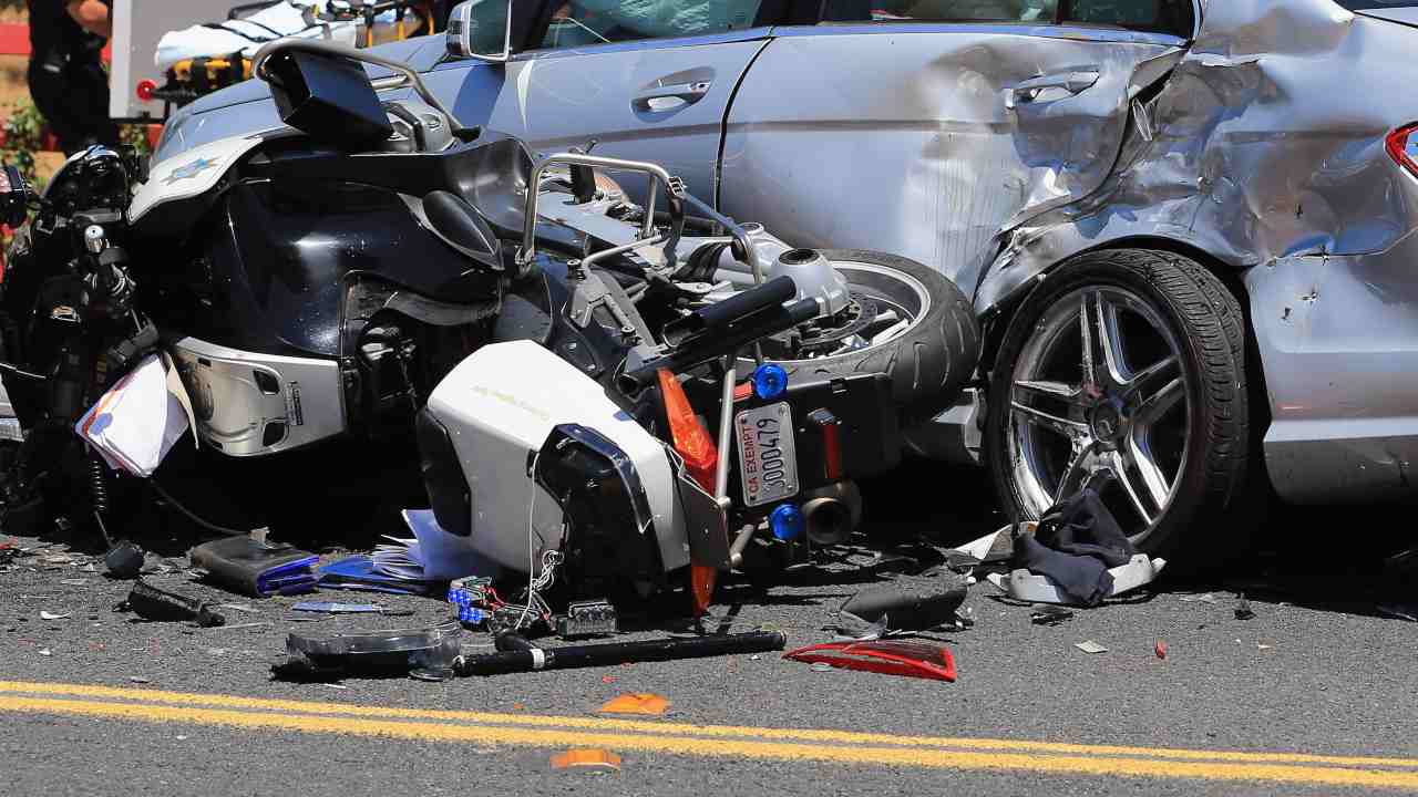 Tragedia, Incidente moto a Roma