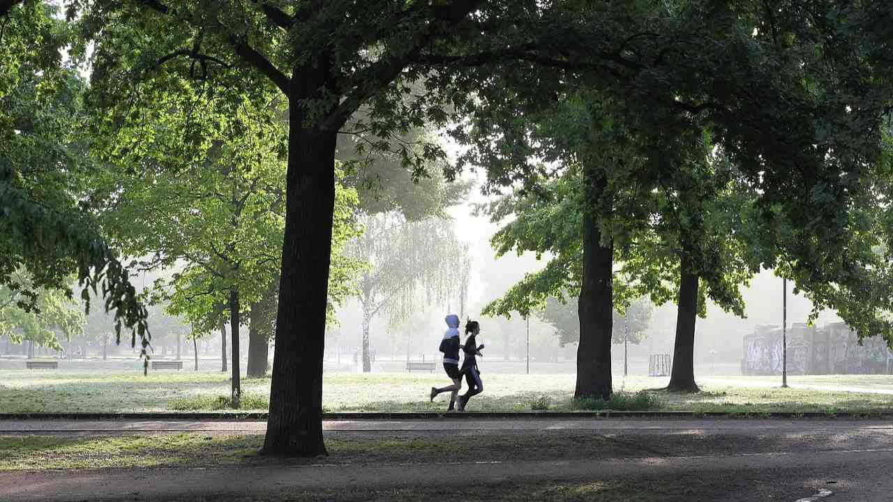 Jogging al parco
