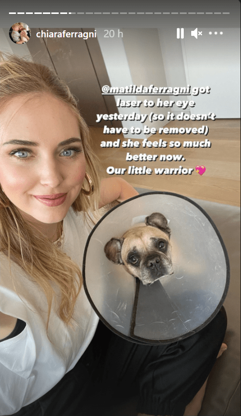 Chiara Ferragni Matilda operazione occhio stories