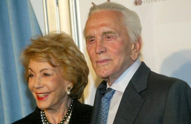 Kirk Douglas e Anne Douglas Buydens