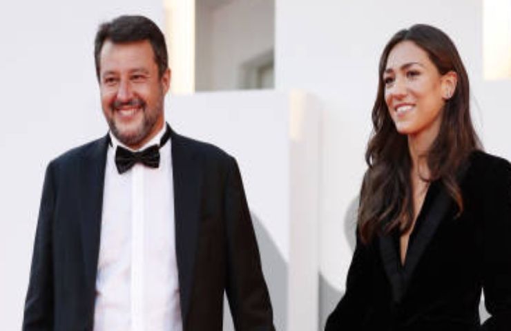 matteo salvini e francesca verdini