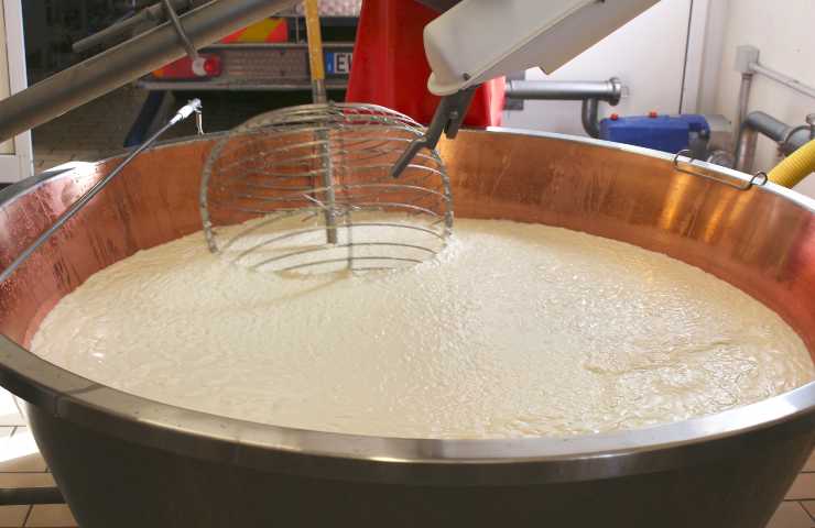 Produzione formaggio
