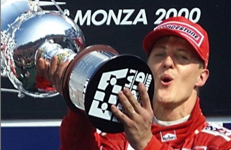 michael schumacher esulta