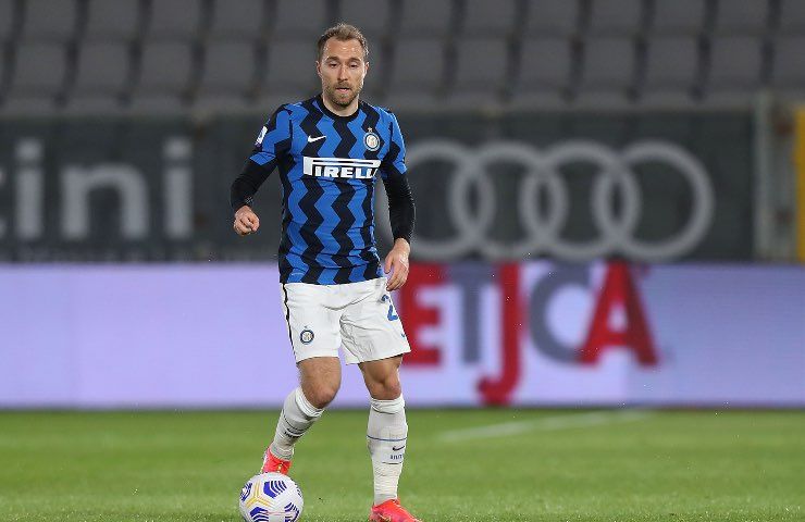 Eriksen sbarca Milano test fisici futuro situazione