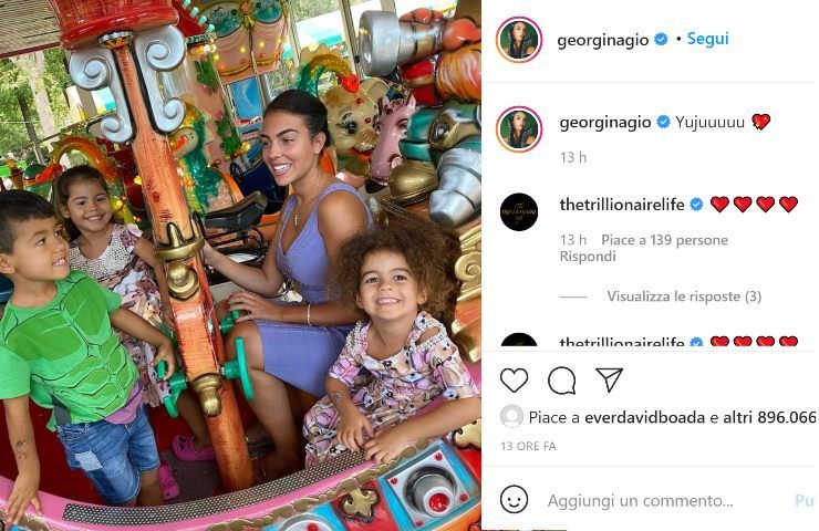 Georgina Rodriguez e figli