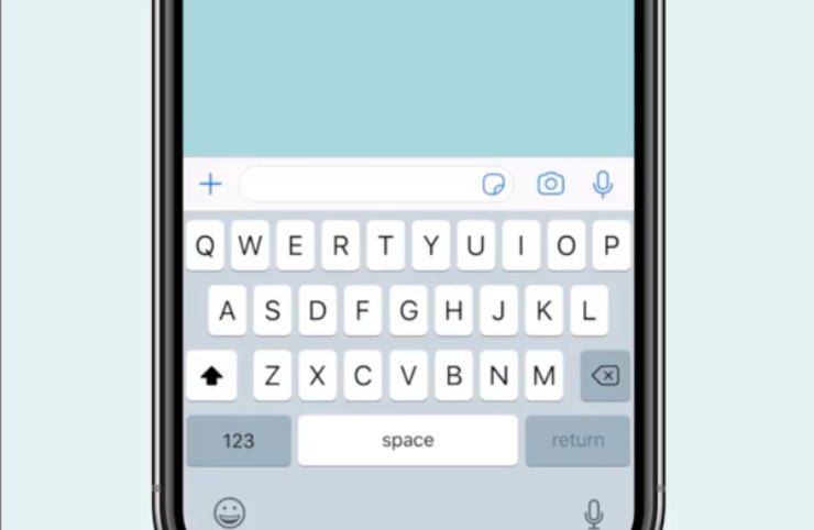 tastiera di Whatsapp