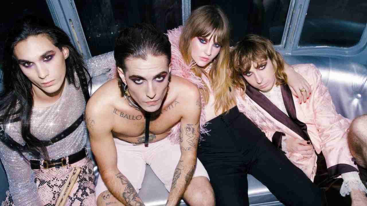 Maneskin in posa