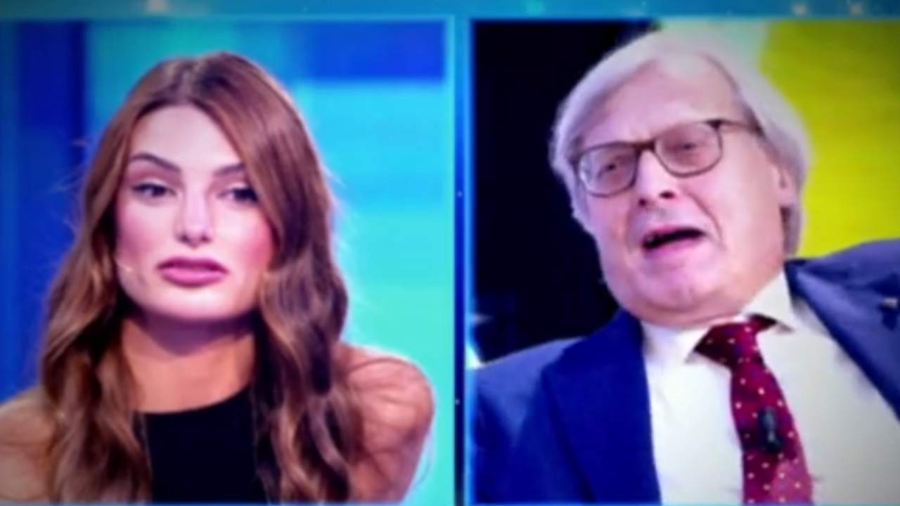 Vittorio Sgarbi e Franceska Pepe