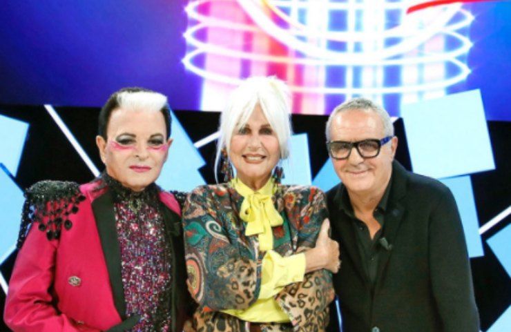 Giorgio Panariello con Loretta Goggi e Cristiano Malgioglio a Tale e Quale Show 