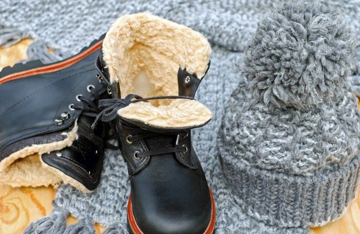 scarpe invernali freddo ai piedi