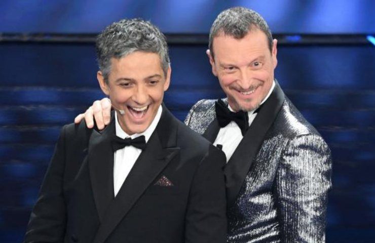 Amadeus e Fiorello a Sanremo