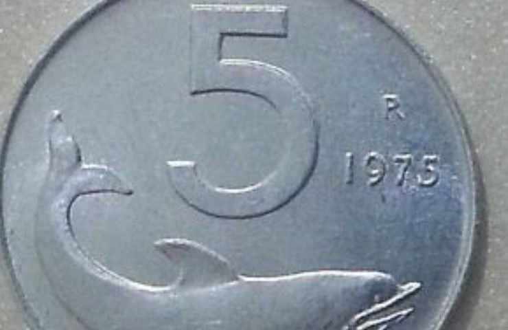5 lire delfino