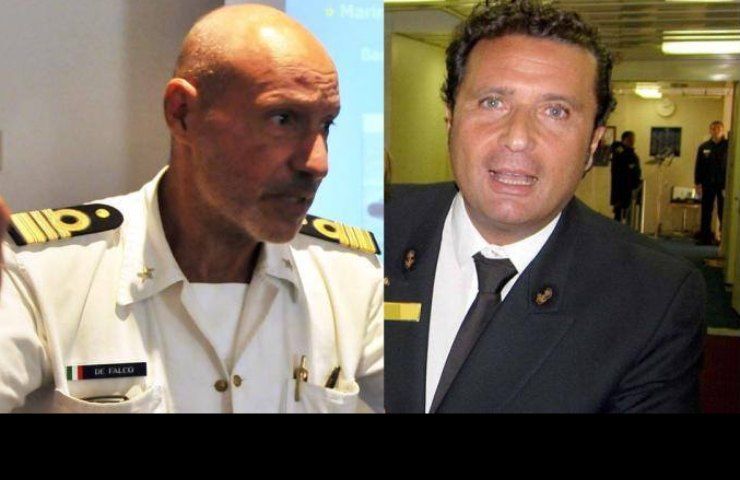 Francesco Schettino e Gregorio De Falco