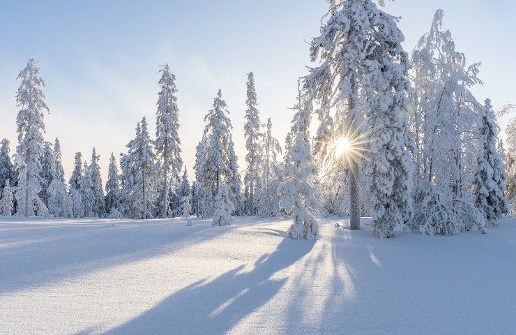 Ondata forte freddo Italia gelo neve pioggia