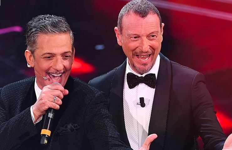 Fiorello e Amadeus a Sanremo