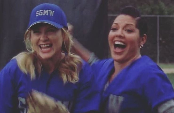 Sara Ramirez e Jessica Capsahw nei oanni di Callie e Arizona