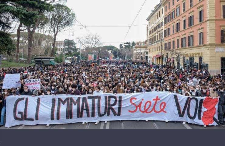 studenti proteste