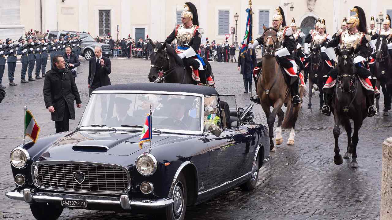 Lancia Flaminia servizio storica limousine Quirinale