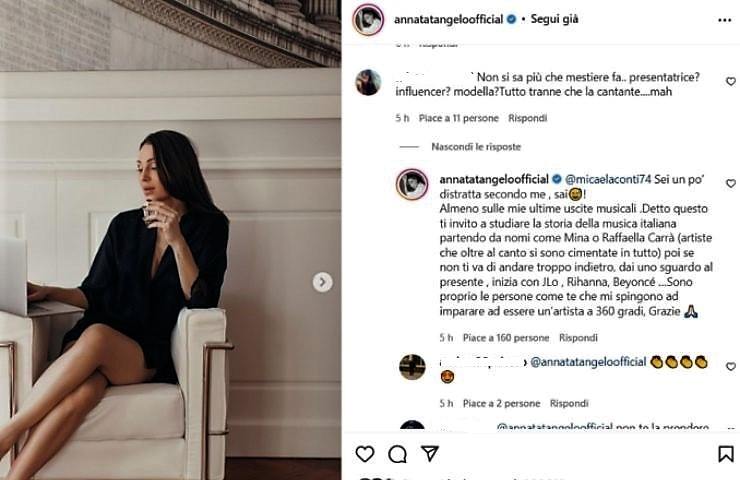 Anna Tatangelo Instagram