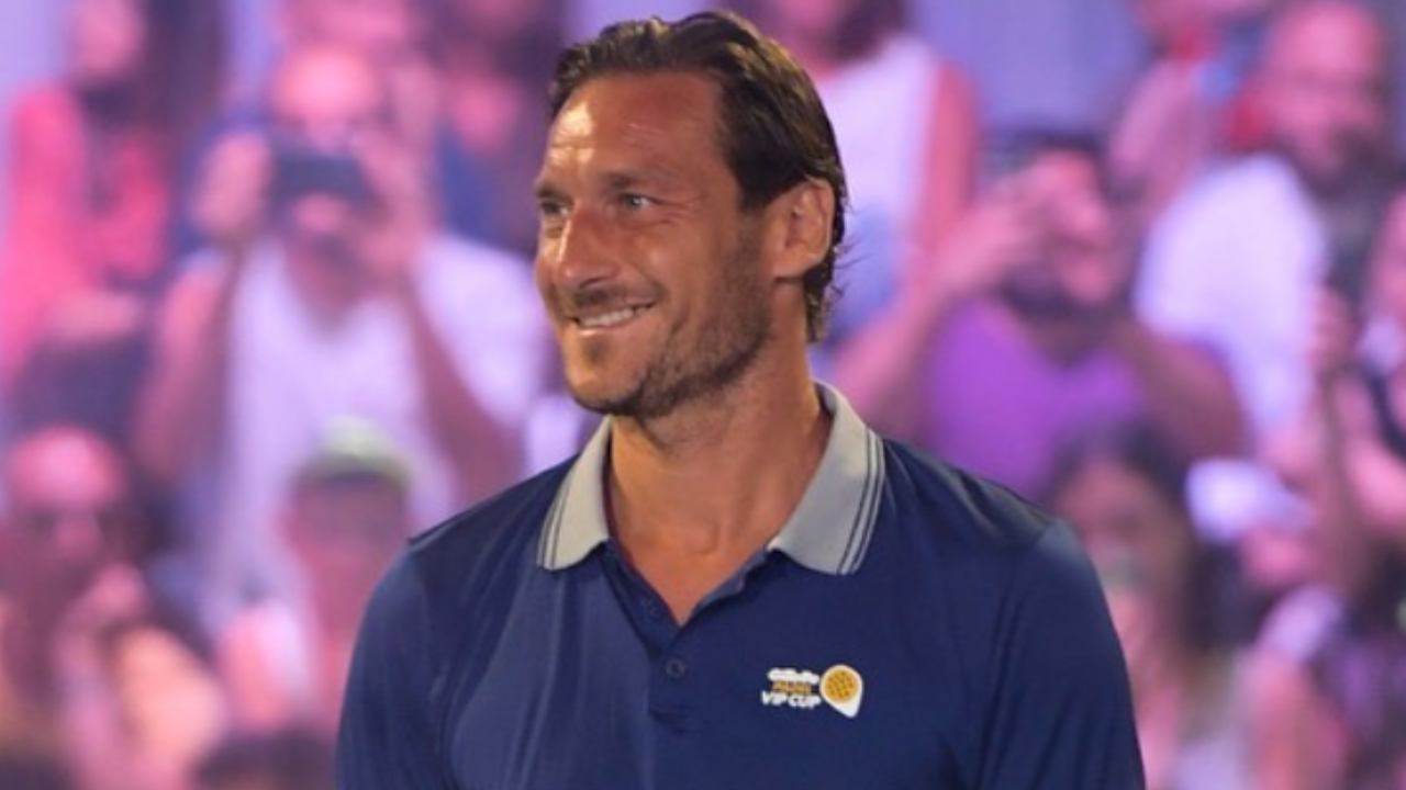 Francesco Totti allo stadio