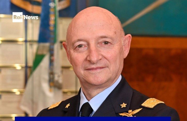 Il Capo di Stato Maggiore dell'Aeronautica Militare Luca Goretti