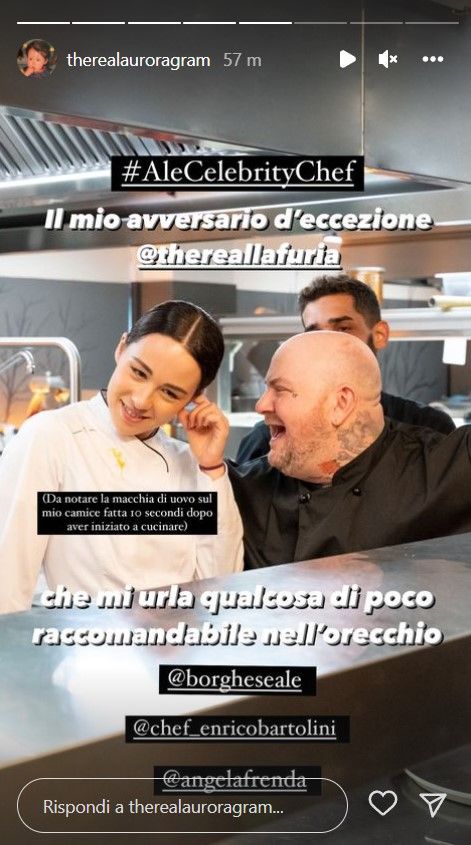 Aurora Ramazzotti storie ig