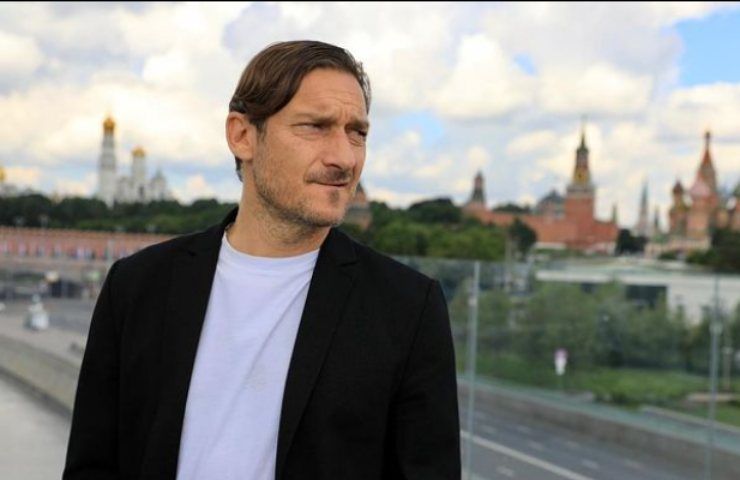 Francesco Totti in viaggio