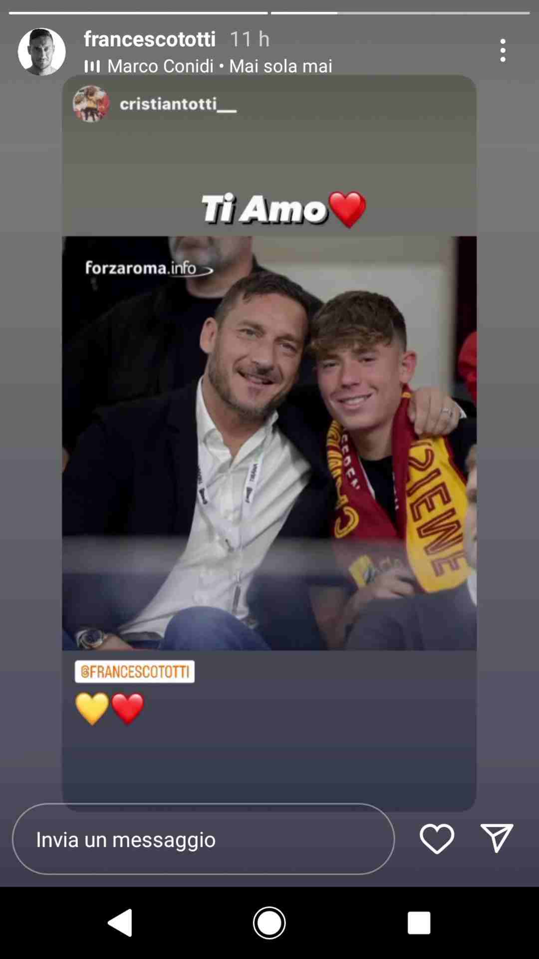 Francesco Totti e Christian