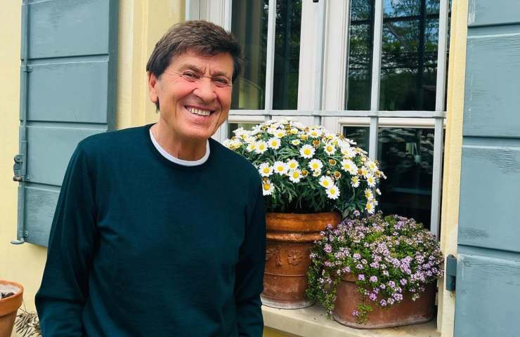 Gianni Morandi foto giardino