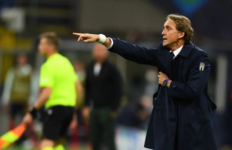 Mancini CT Italia partita