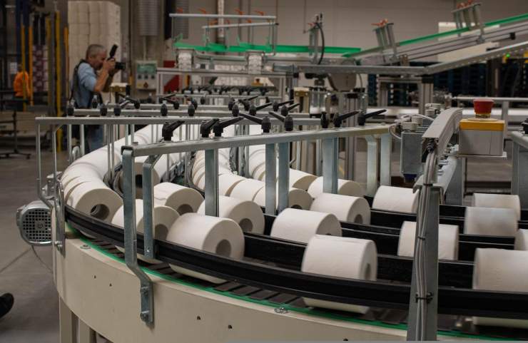 fabbrica di carta igienica