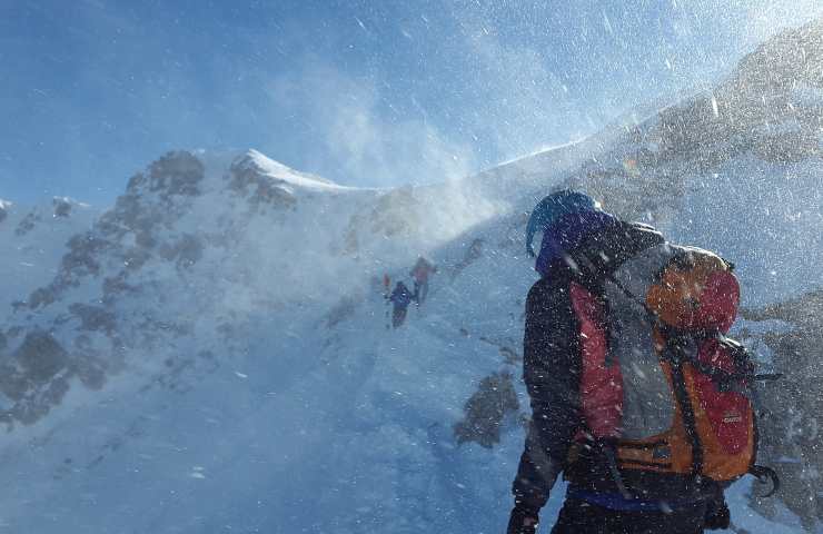 alpinista morto in montagna