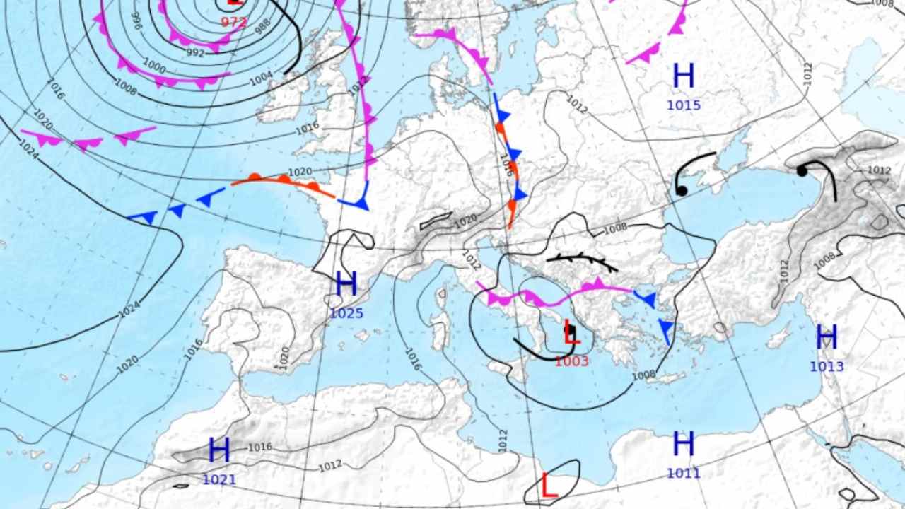 previsioni meteo fine settimana