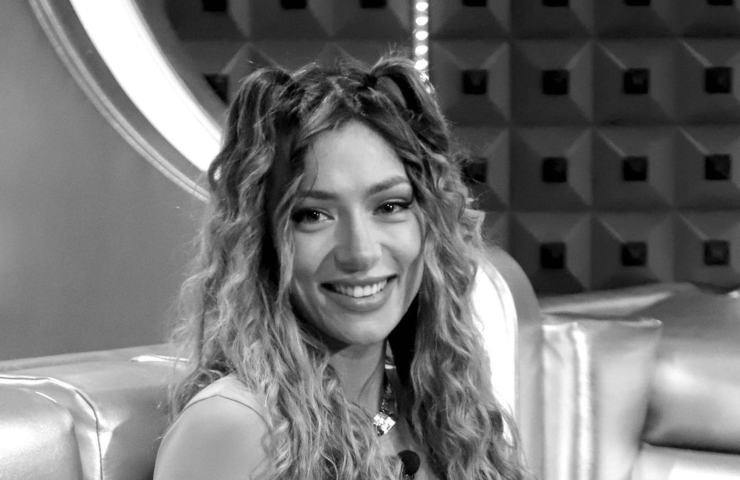 Soleil Sorge Grande Fratello Vip foto bianco e nero