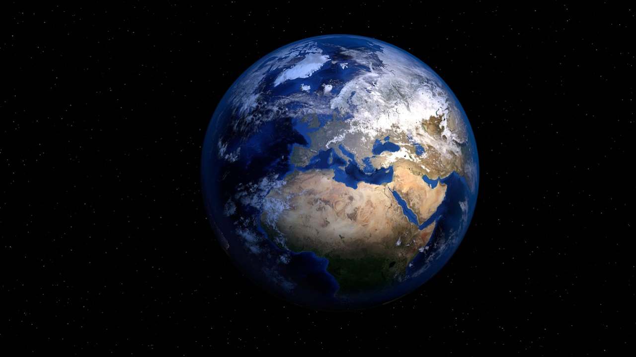 pianeta Terra foto spazio