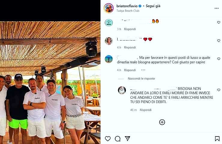 Flavio Briatore lusso sfrenato