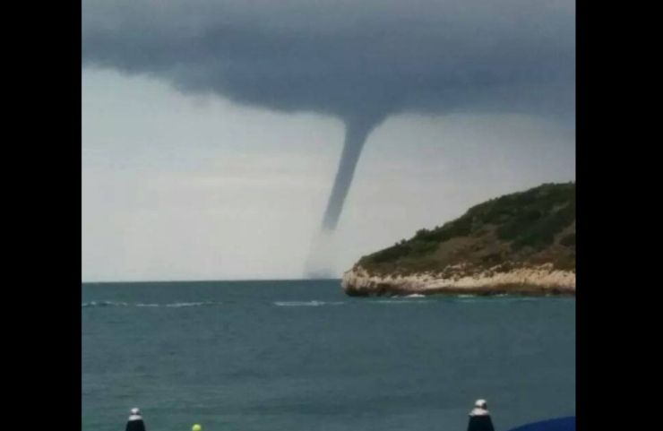 La tromba d'aria a Vieste