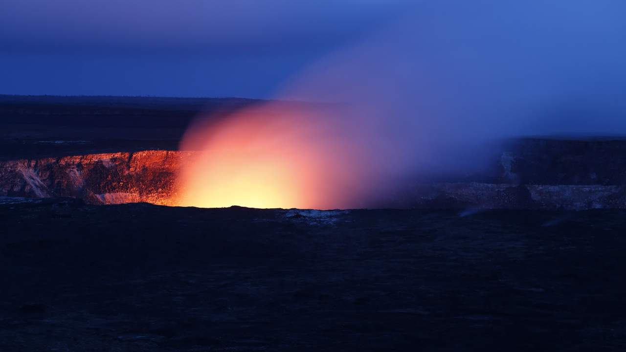 Vulcano lava eruzione