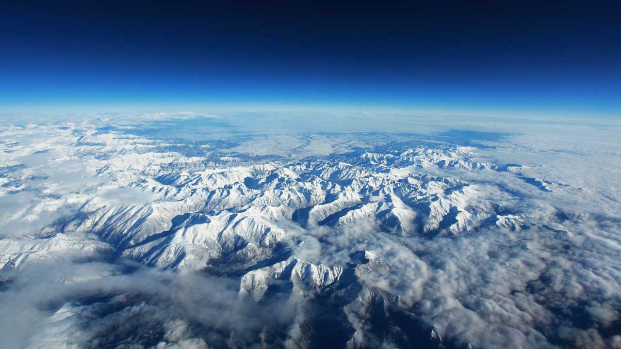 Alpi ghiacciai si sciolgono