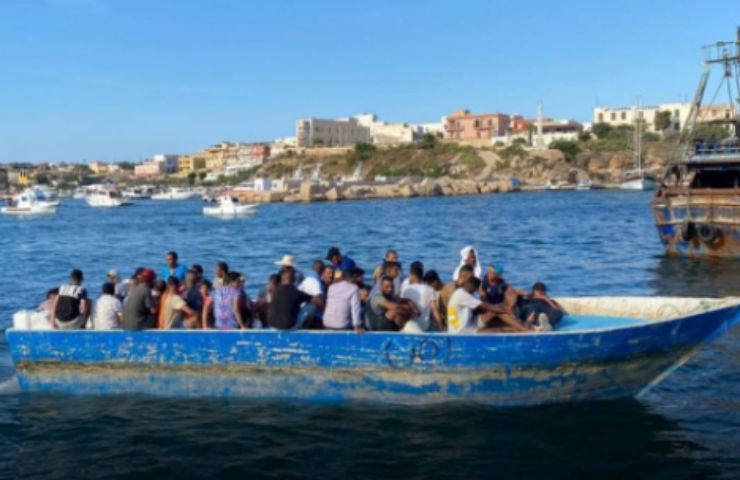 Flavio Briatore sbarco migranti