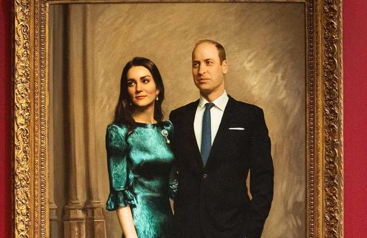 William e Kate ritratto