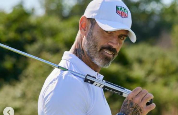 Ascanio Pacelli gioca a golf