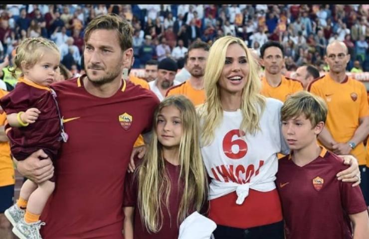 Famiglia Totti (foto instagram)