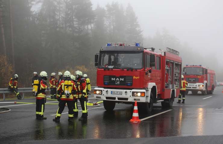 incidente in autostrada