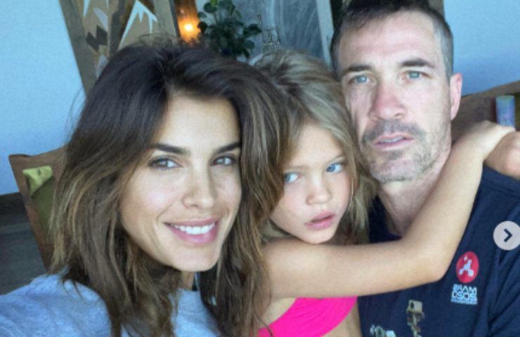 Elisabetta Canalis e family