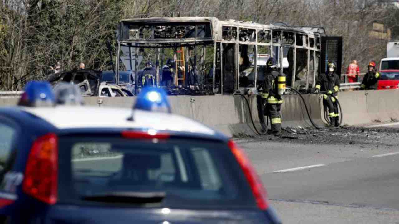 Autobus incidente tiburtina