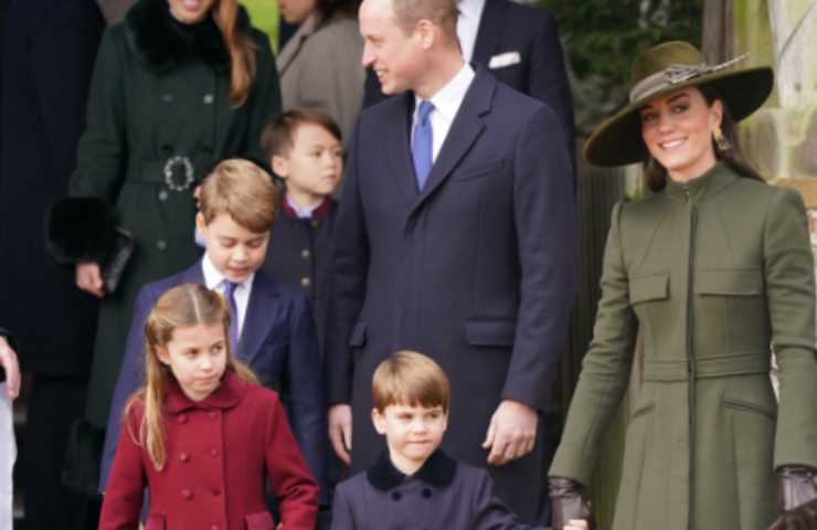 Kate e Will con i bambini