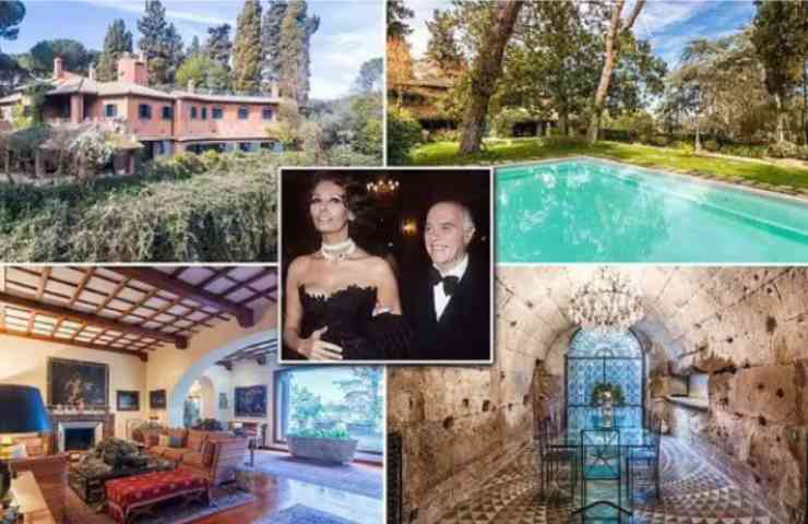 La villa di Sofia Loren a Roma